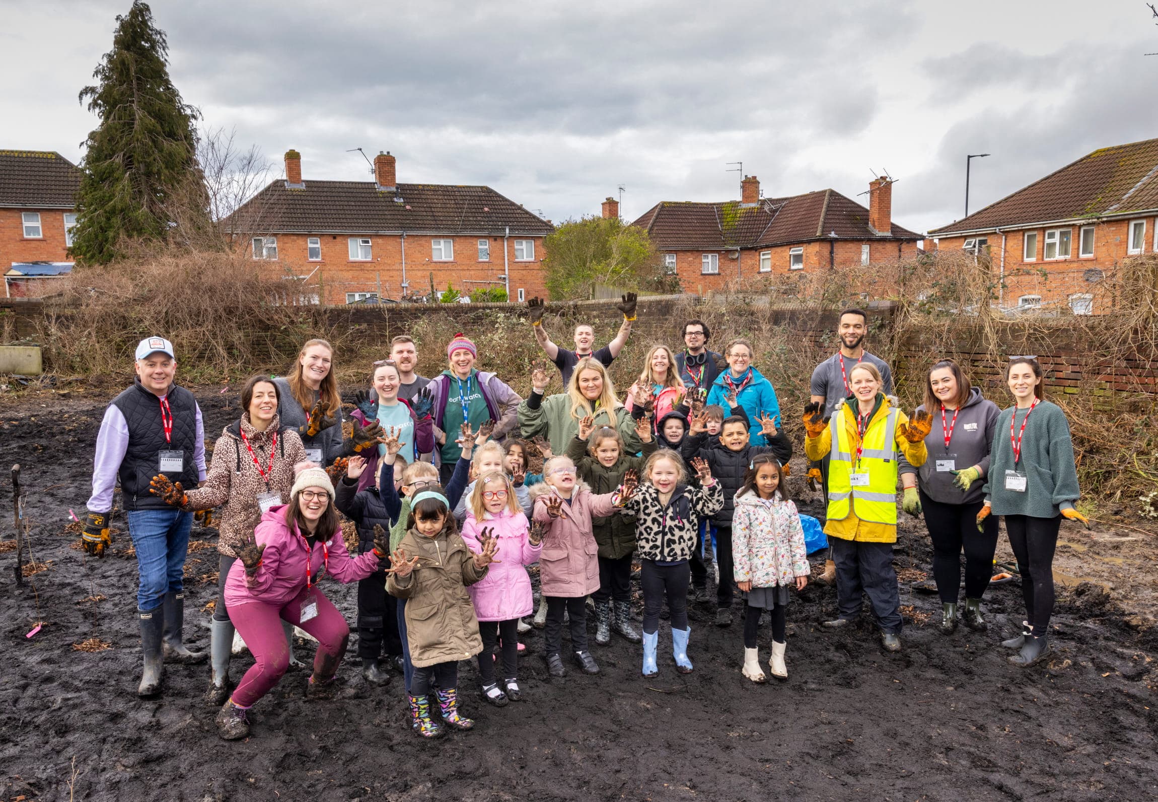Tiny Forest planting day in Bristol